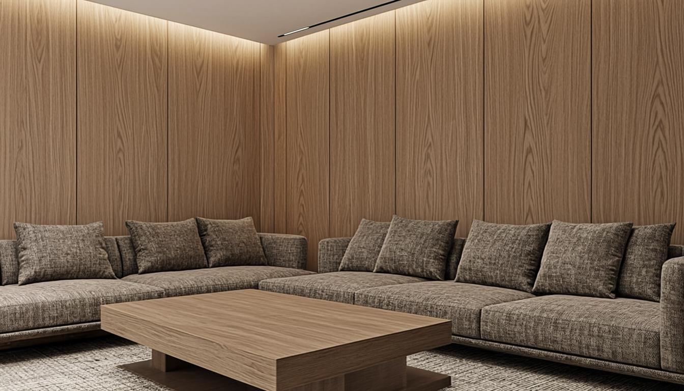 Modern interior with laminate